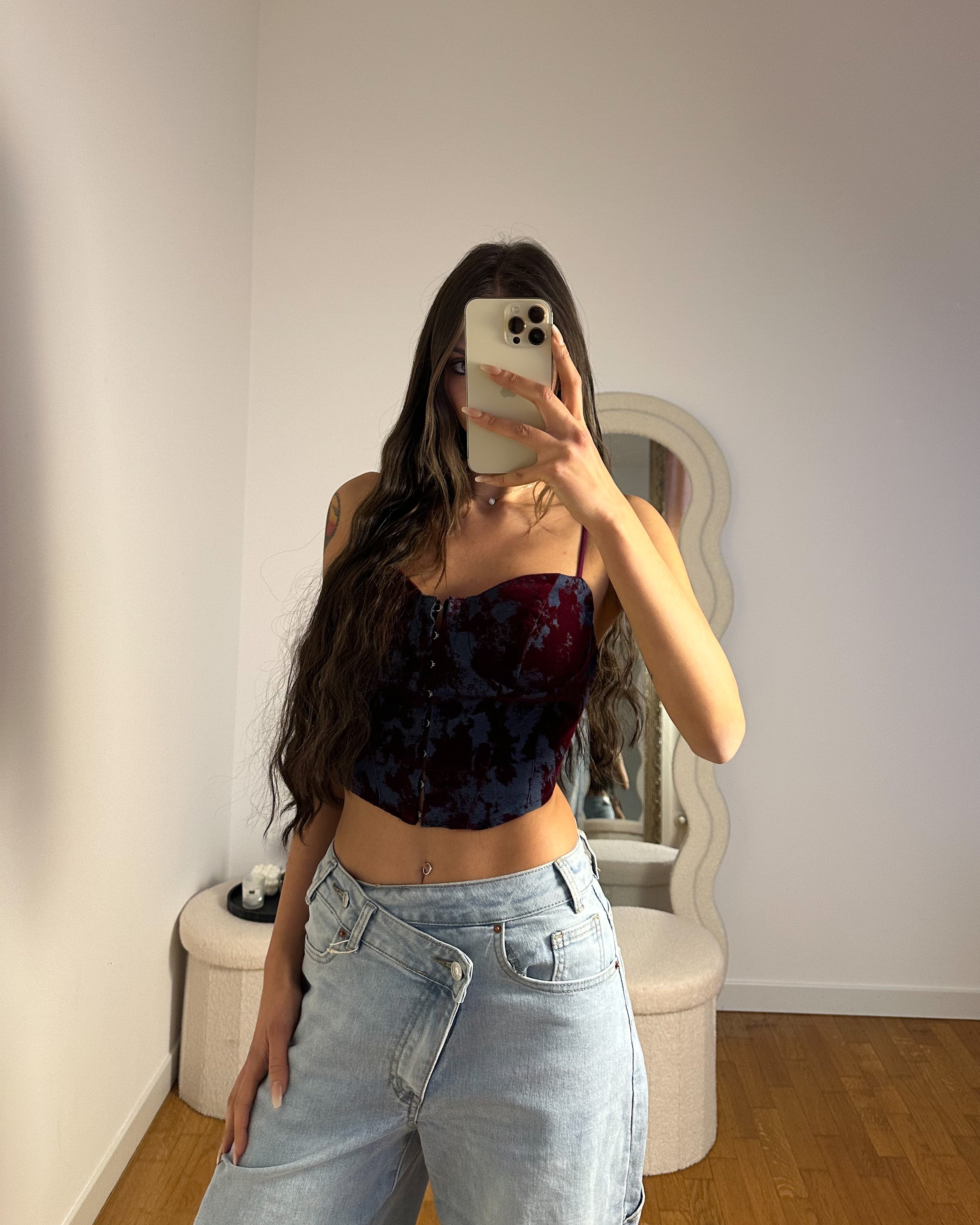 Top Bustiere Camou