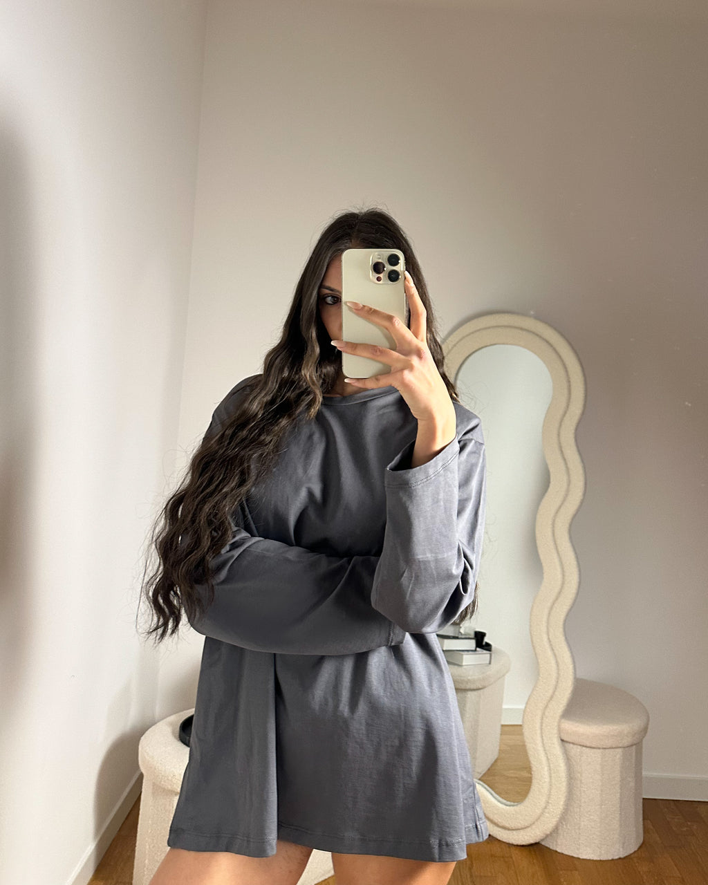 Maxi T-Shirt Just West Black/Grey