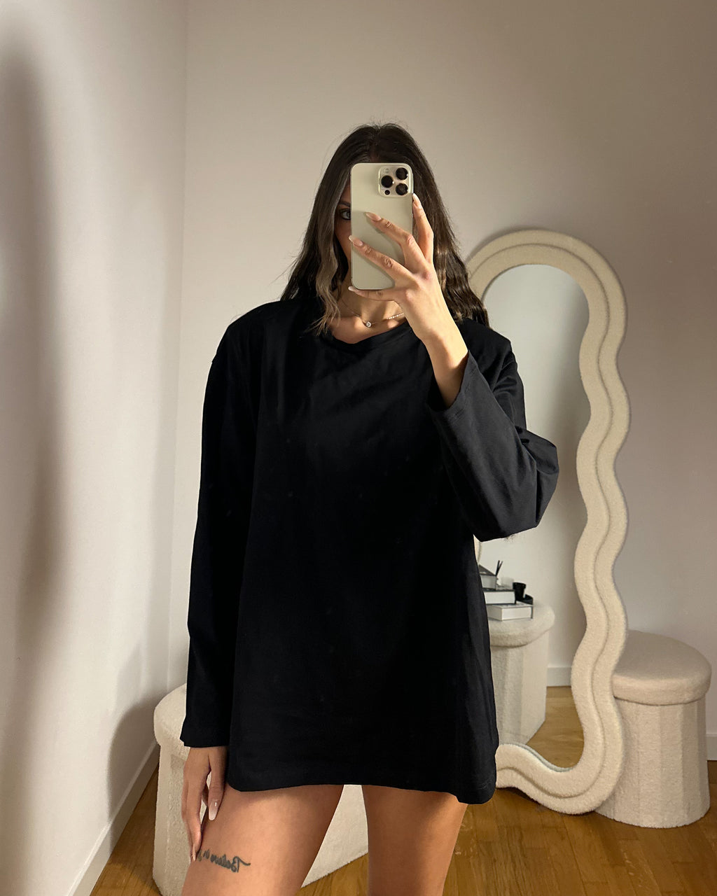 Maxi T-Shirt Just West Black/Grey