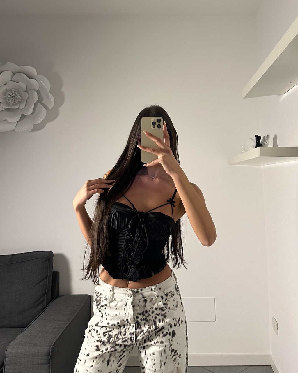Top Doll Black/White