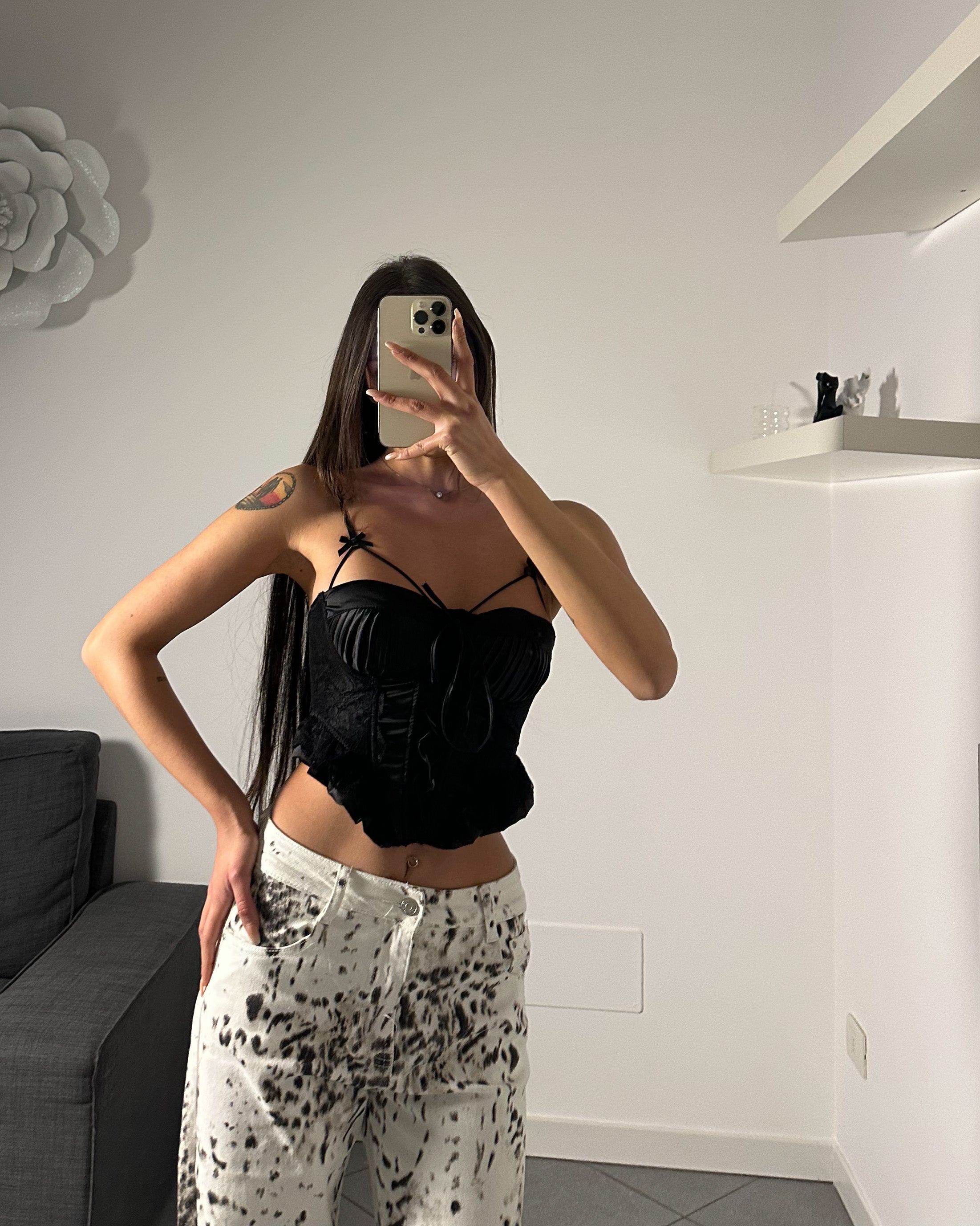 Top Doll Black/White